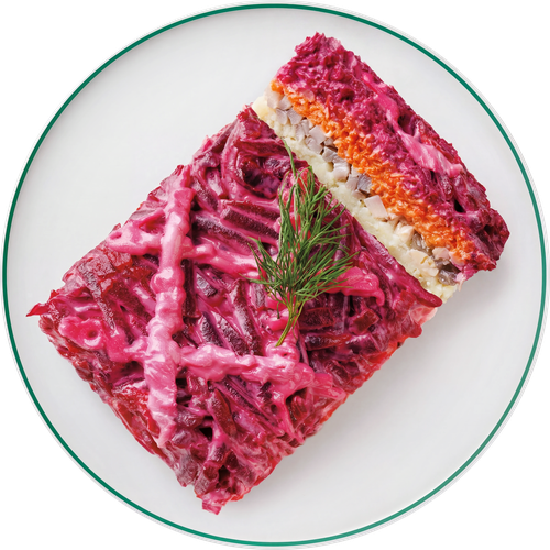 Салат Сельдь под шубой классический ЛЕНТА FRESH, весовой, картинка