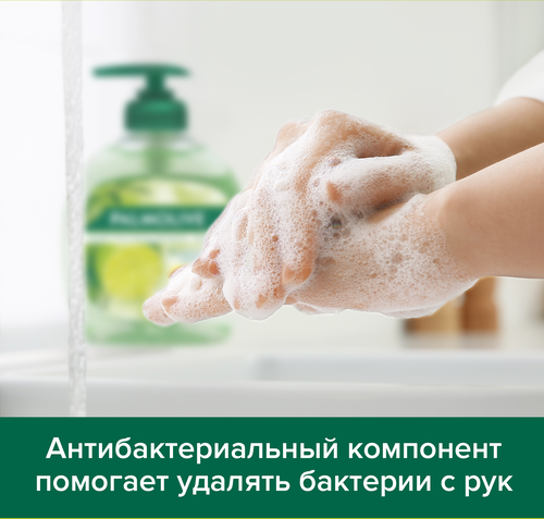 Жидкое мыло для мытья рук PALMOLIVE Нейтрализующее запах с антибактериальным эффектом, 300мл, картинка
