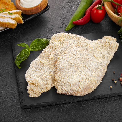 Шницель куриный ЛЕНТА FRESH, вид