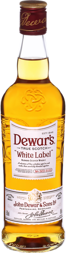 Виски DEWAR'S White Label шотландский купажированный 40%, 0.5л, изображение