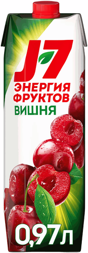 Нектар J7 Вишня осветленный, 0.97л, крупный план
