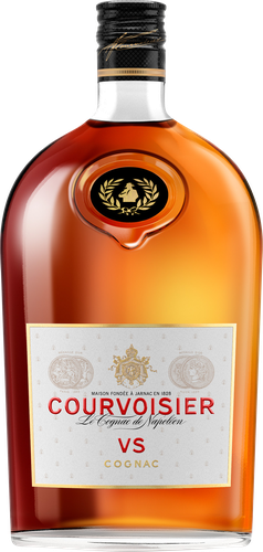 Коньяк COURVOISIER VS 3 года 40%, 0.5л, крупный план