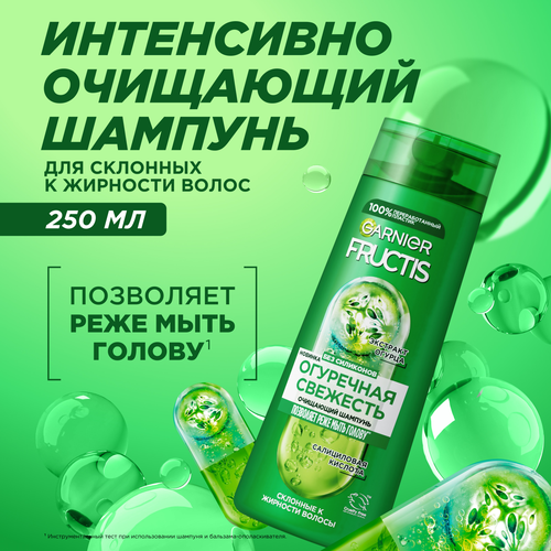 Шампунь для волос FRUCTIS Свежесть, 250мл, картинка