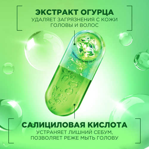 Шампунь для волос FRUCTIS Свежесть, 250мл, вид