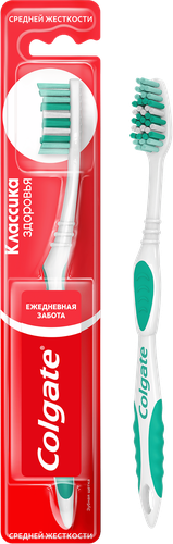 Зубная щетка COLGATE Классика Здоровья, средней жесткости, картинка