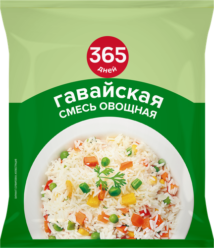 Смесь овощная 365 ДНЕЙ Гавайская, 400г, детальное фото