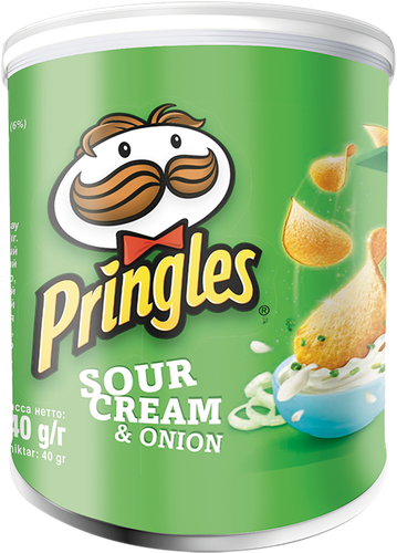 Чипсы картофельные PRINGLES Сметана и лук, 40г, фотография