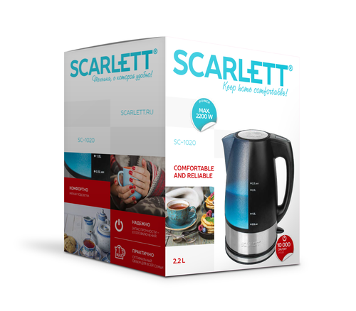 Чайник SCARLETT SC-1020, изображение