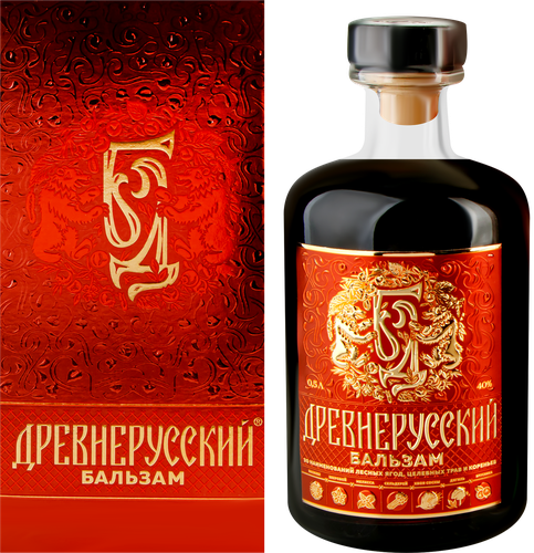 Бальзам АЛКОН Древнерусский 40%, п/у, 0.5л
