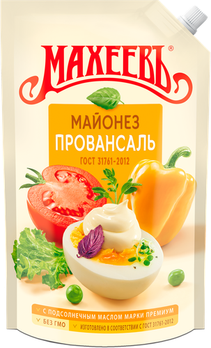 Майонез МАХЕЕВЪ Провансаль 50,5%, 800мл, картинка