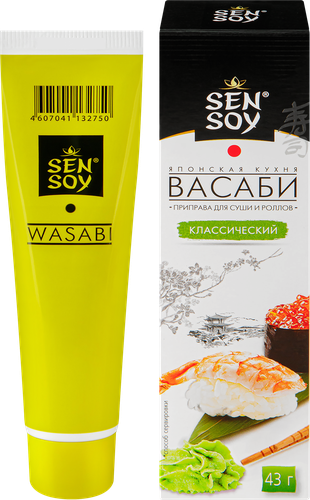 Приправа для суши и роллов SEN SOY Premium Васаби классический, 43г, детальное фото