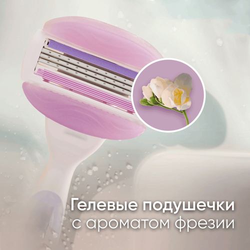 Бритва женская GILLETTE Venus ComfortGlide Breeze, с 2 сменными кассетами, картинка