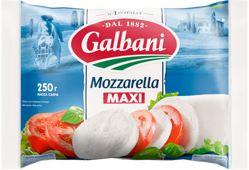 Сыр GALBANI Моцарелла Макси 45%, без змж, 385г, фото
