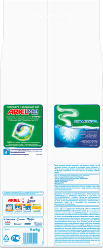 Стиральный порошок для цветного белья ARIEL Color, автомат, 9кг, вид