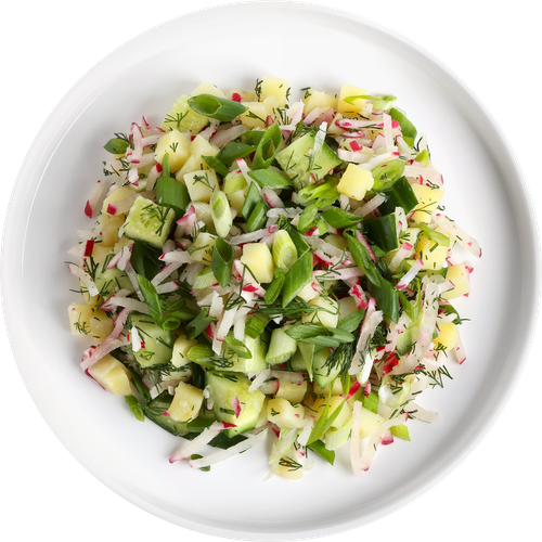 Набор для окрошки Вегетарианский ЛЕНТА FRESH, весовой, изображение