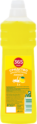 Средство для мытья полов 365 ДНЕЙ Лимон, 1л, фотография