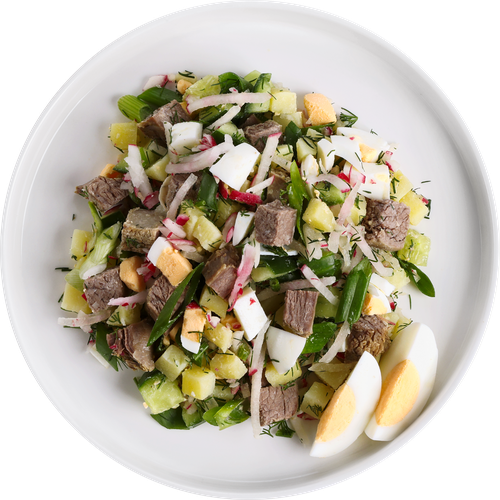Набор для окрошки Мясной ЛЕНТА FRESH, весовой, картинка
