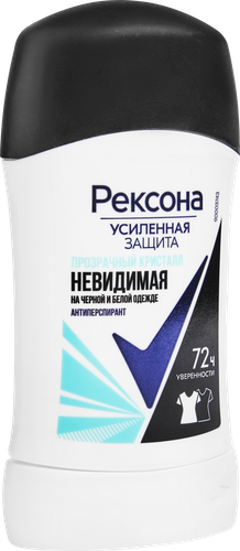 Дезодорант-антиперспирант стик женский РЕКСОНА Кристалл Чистая вода, карандаш, 40мл, фото
