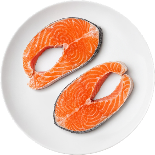 Лосось Атлантический стейк ЛЕНТА FRESH, весовой, фото