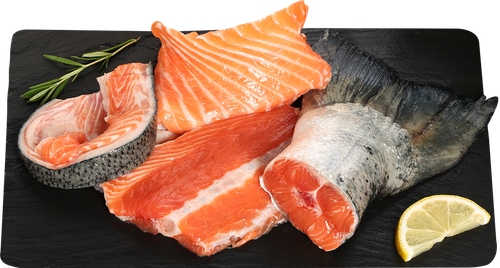 Набор для ухи из лососевых рыб ЛЕНТА FRESH, весовой, изображение