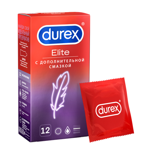 Презервативы DUREX Elite, 12шт, фотография