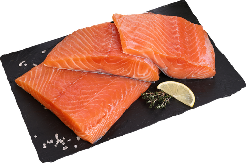 Лосось слабосоленый филе ЛЕНТА FRESH, весовой, детальное фото