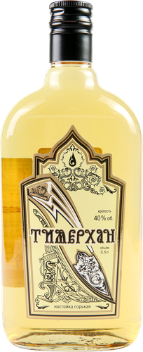 Настойка ТАТСПИРТПРОМ Тимерхан горькая, 40%, 0.5л