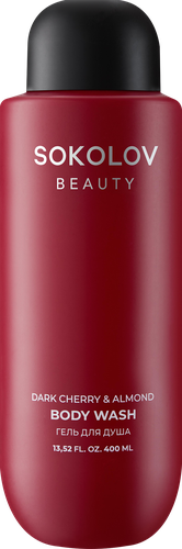 Гель для душа SOKOLOV Dark Cherry&Almond, 400мл, изображение