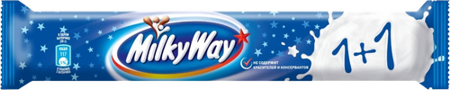 Батончик шоколадный MILKY WAY 1+1 с суфле, 52г, изображение