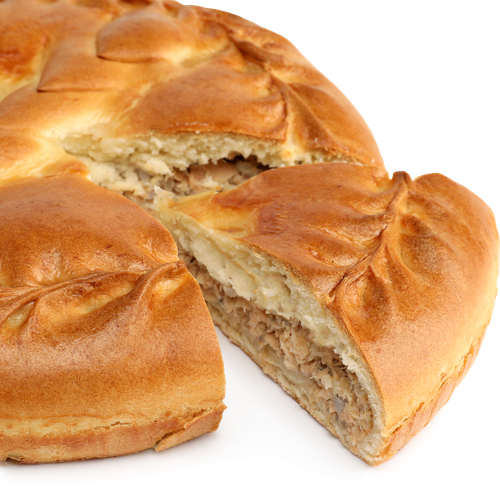 Пирог с красной рыбой ЛЕНТА FRESH, весовой, изображение