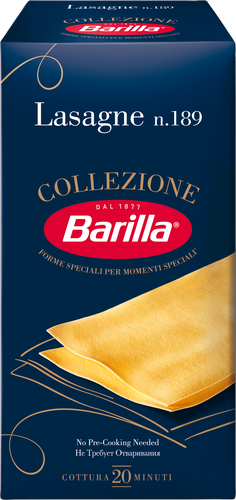 Макароны BARILLA Лазанья из твердых сортов пшеницы группа А высший сорт, 500г, фото