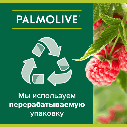 Туалетное мыло PALMOLIVE Натурэль смягчающее со свежей малиной, 90г, крупный план