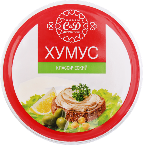 Паста из нута ХУМУС Классический, 400г, изображение