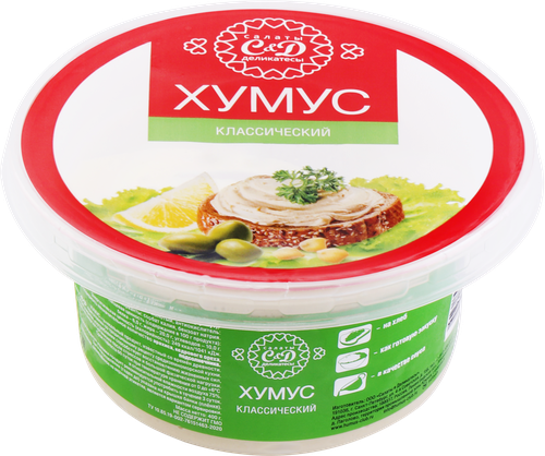 Паста из нута ХУМУС Классический, 400г, детальное фото
