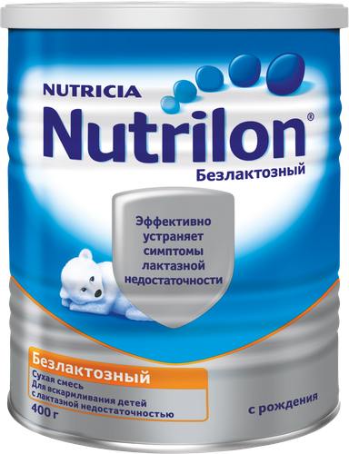 Смесь NUTRILON Безлактозный, с 0 месяцев, 400г, изображение