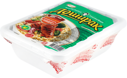 Лапша DOSHIRAK со вкусом курицы с перцем, 90г, изображение