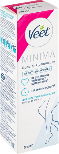 Крем для депиляции VEET для чувствительной кожи, 100мл, изображение