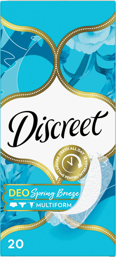 Прокладки ежедневные DISCREET Multiform Deo Spring Breeze, 20шт, картинка