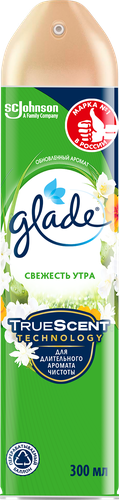 Освежитель воздуха GLADE Свежесть утра, 300мл, вид