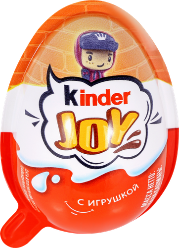 Изделие кондитерское KINDER Joy с хрустящими шариками и игрушкой, 20г, детальное фото