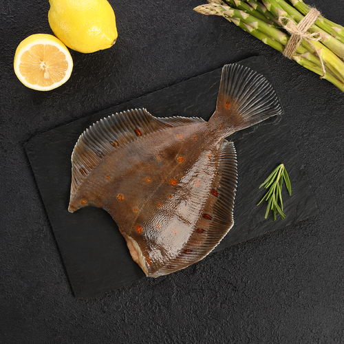 Камбала потрошеная без головы ЛЕНТА FRESH, весовая, детальное фото