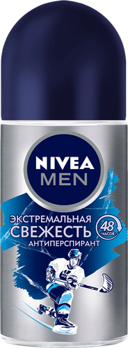 Дезодорант роликовый мужской NIVEA Men Экстремальная свежесть, 50мл, детальное фото