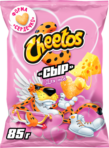 Палочки кукурузные CHEETOS/ЧИТОС Большой прикол Сыр, 85г, крупный план