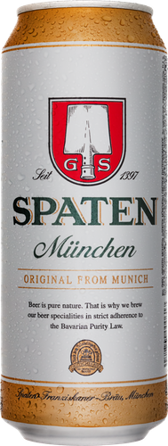 Пиво светлое SPATEN Munchen Hell фильтрованное пастеризованное 5,2%, 0.5л, изображение