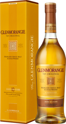 Виски GLENMORANGIE Original Шотландский односолодовый 10 лет 40%, пу/без  п/у, 0.7л, картинка