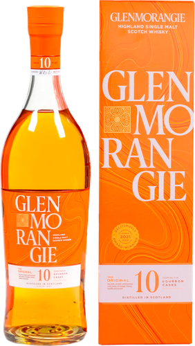 Виски GLENMORANGIE Original Шотландский односолодовый 10 лет 40%, пу/без  п/у, 0.7л, вид