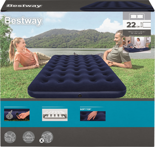 Матрас надувной BESTWAY Pavillo 191х137х22см, Арт. 67002, картинка