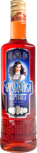 Настойка АЛКОН Чародейка полусладкая 38%, 0.5л