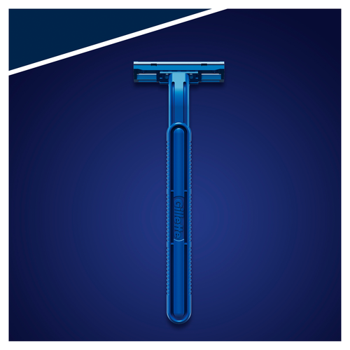 Станок для бритья одноразовый GILLETTE Blue II, 5шт, крупный план