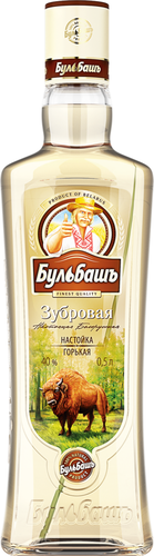 Настойка БУЛЬБАШЪ Беларуская Зубровая 37%, горькая, 0.5л, фотография